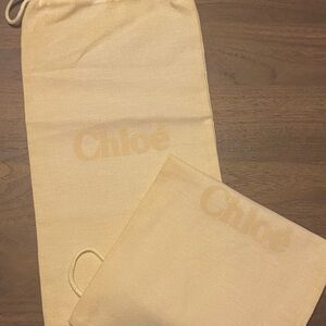 Chloe Cream Dust Bag Set